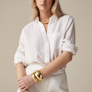 J Crew Garçon classic double-gauze shirt